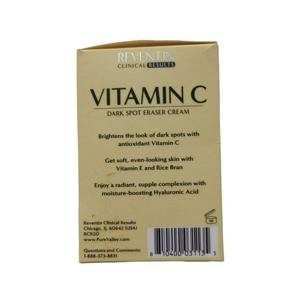 Reventin Vitamin C Face Cream Firming Moisturizer Skin Care Facial Lotion 1.5 Oz - Picture 3 of 4